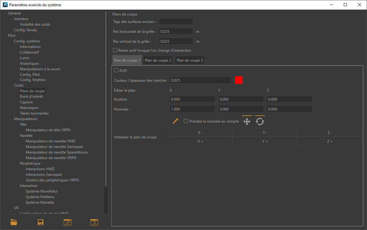 Clipping Planes Advanced Settings