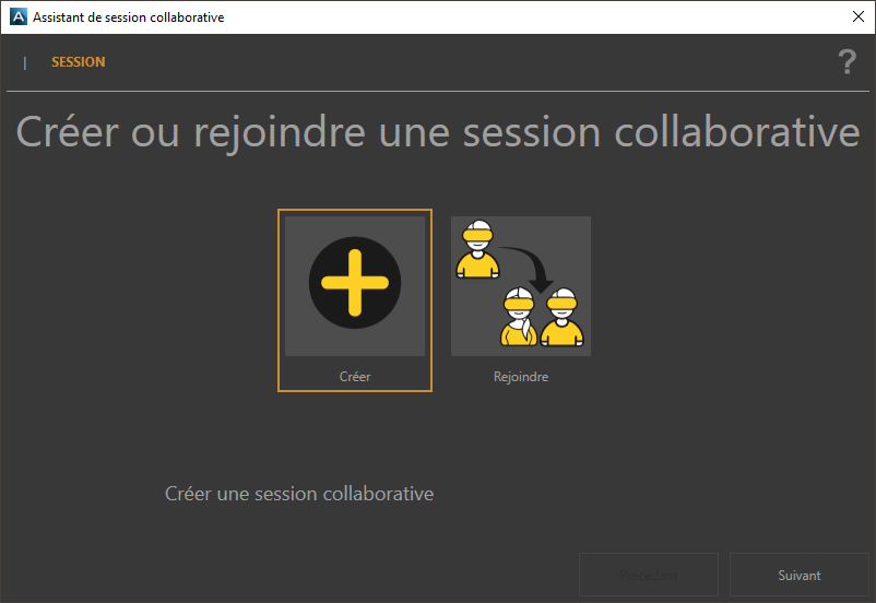 Create a collaborative session