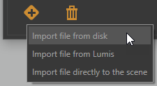 Import a file from different locations.