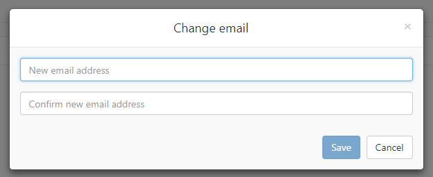 Change your email address.