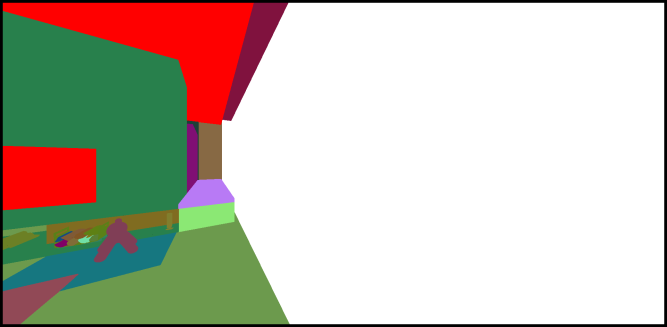 Renderings performed to identify the orientation of each surface with the auto-orientation function for surface interiors. Bottom: right.