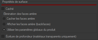 When you right-click on a surface and choose Edit properties​, an editor appears. From this editor, you can edit the surface's properties. ​