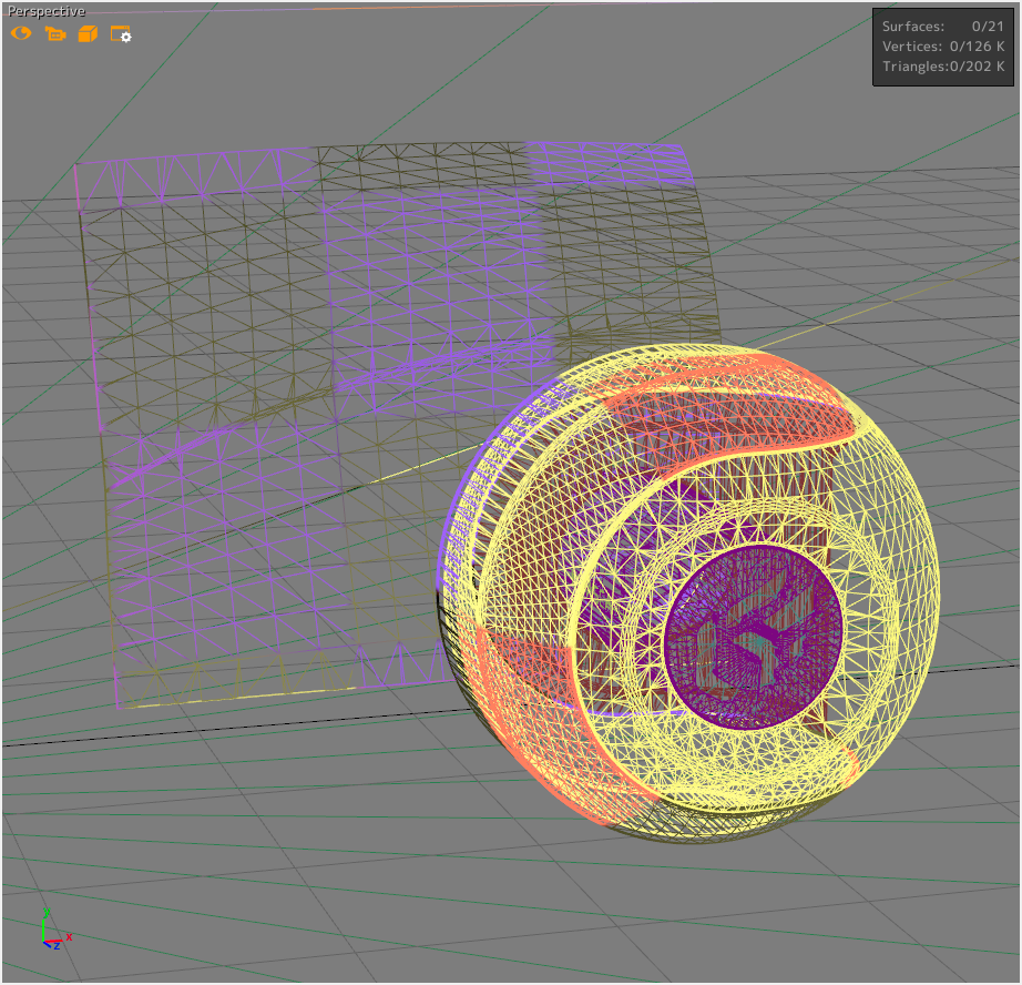 Wireframe view