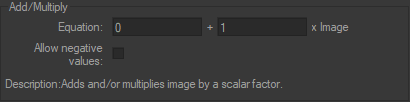 Add/Multiply is for adding or multiplying the image by a factor.