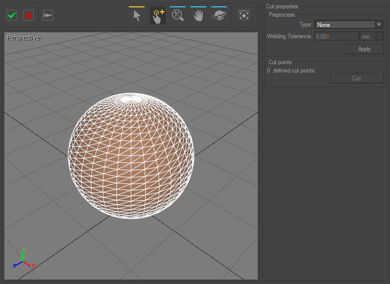 Surface Cutting Workshop Interface.