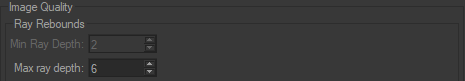 Raytradcing Settings Image Quality box
