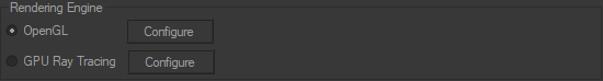 The Rendering Engine box of the Image/Video/VR Objects/Cubic VR Panorama Snapshot editors.