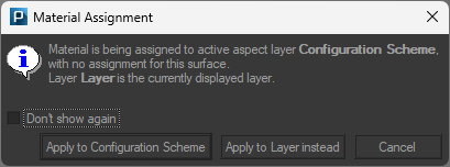 Configuration Scheme dialog