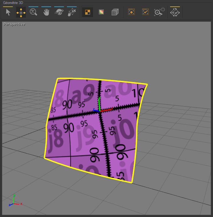 The 3D Geometry zone contains an interactive 3D view in which the surfaces to be unfolded and several tools for unfolding and manipulating the surfaces are displayed.