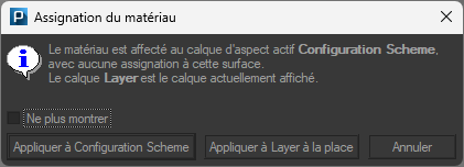 Configuration Scheme dialog