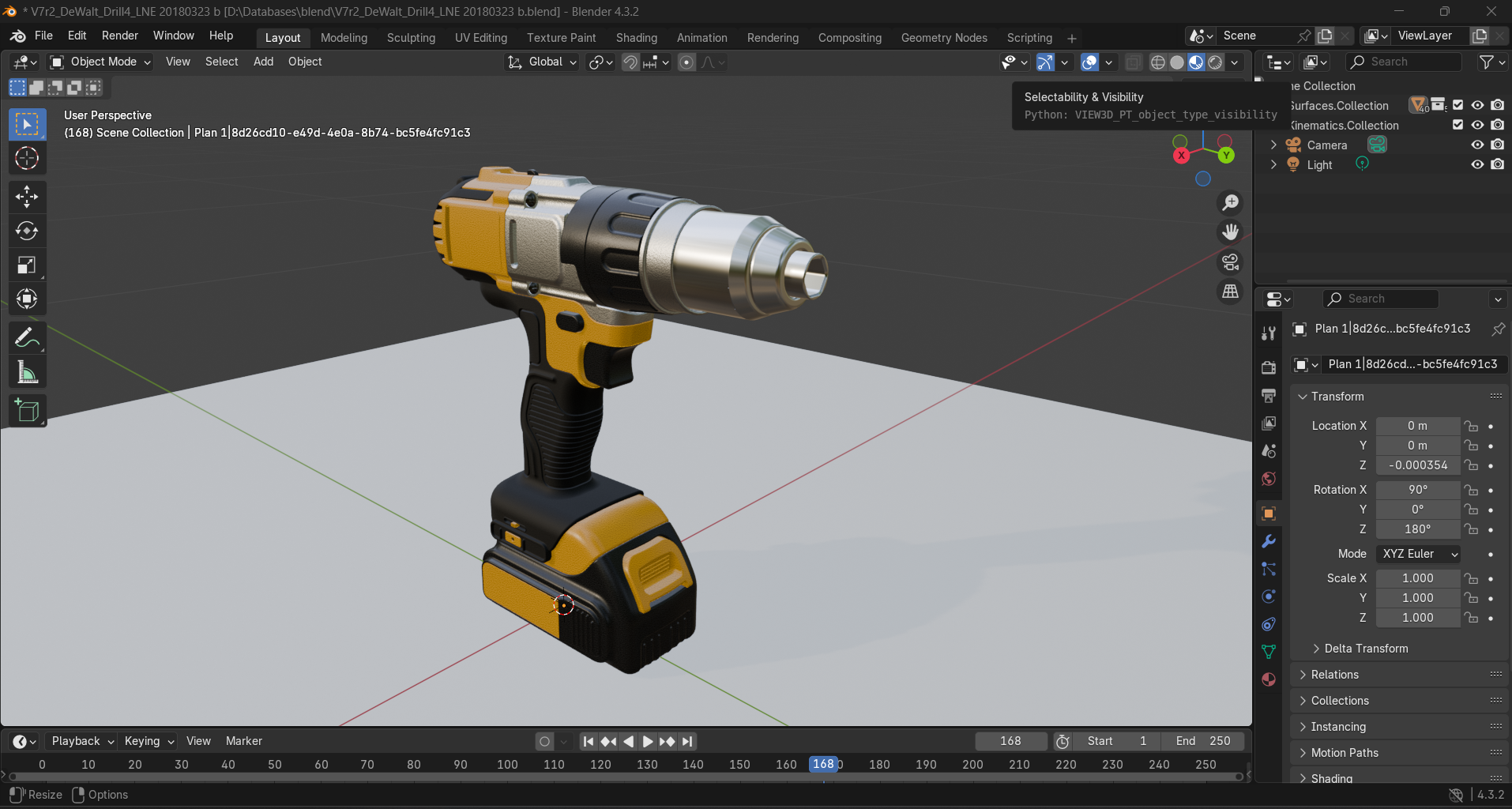 3D Digital Backbone Driver Add-on Viewport Blender