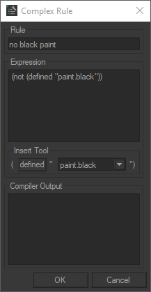 Replacing "Rule" with a meaningful rule name.