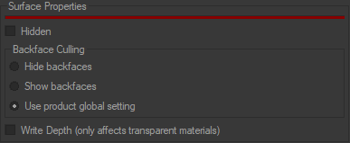When you right-click on a surface and choose Edit properties, an editor appears. From this editor, you can edit the surface's properties. 