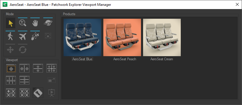 Floating Viewport Manager window