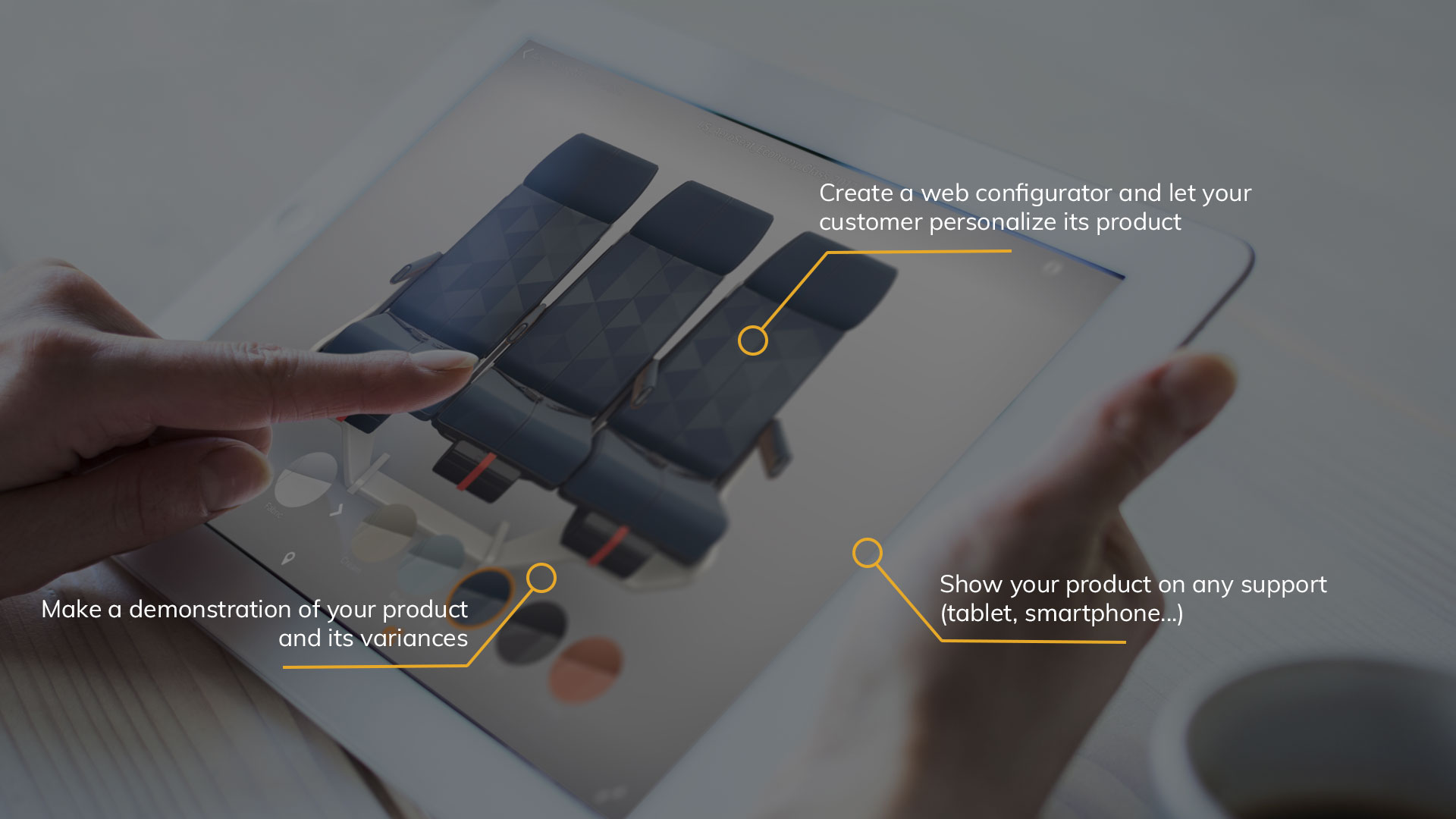 Configure and share 3D prototypes with Lumis 3D.